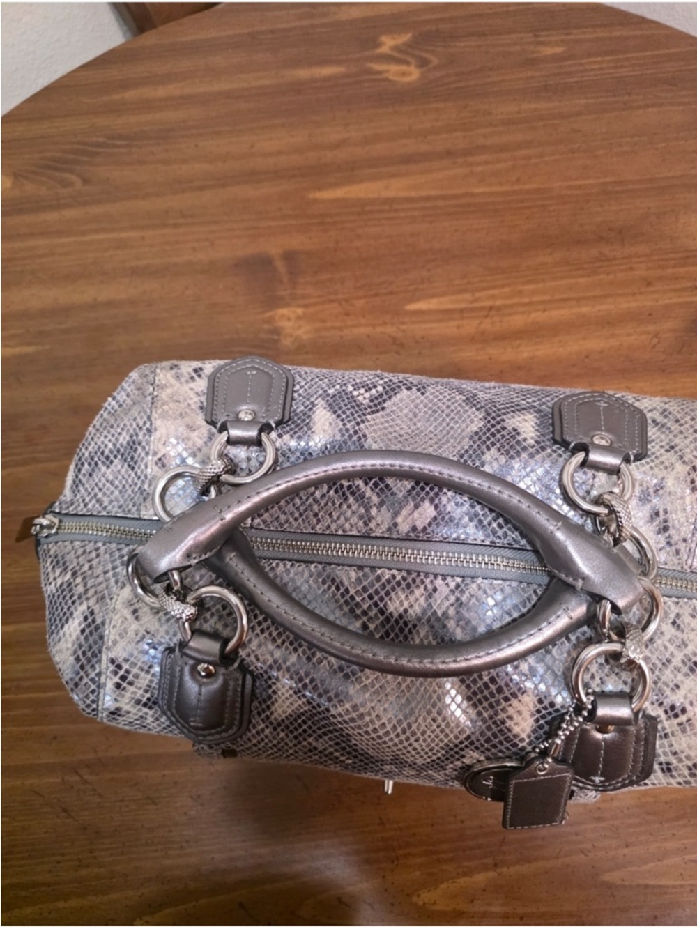 Coach Campbel Izzi Exotic Python Embossed - Picture 6 of 9